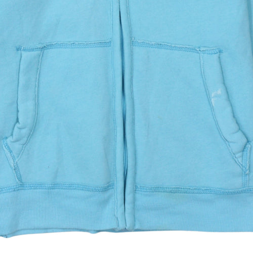 Hollister Men's Blue Full Zip Hoodie M Regular Fit