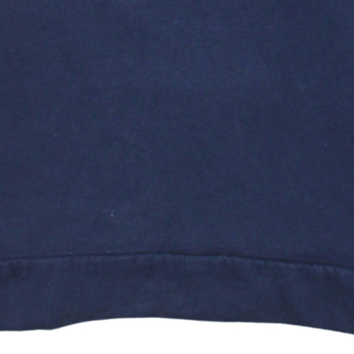 Puma Womens Navy 1/2 Zip Sweatshirt L Fleece Pullover