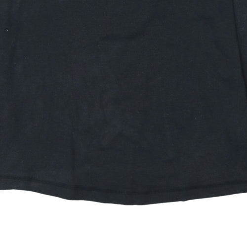 Tommy Jeans Men's Black Long Sleeve Crew Neck Cotton T-Shirt L