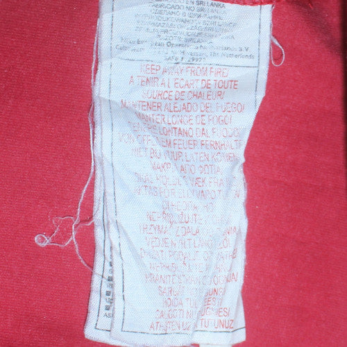 Nike Men Red Sleeveless Tank Top S Regular Fit Activewear