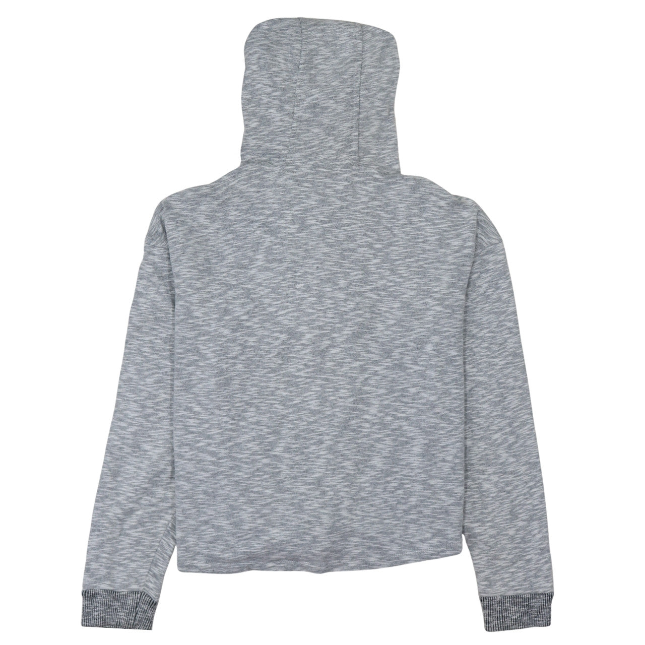 The North Face Womens Grey Full Zip Hoodie Medium 100% Cotton