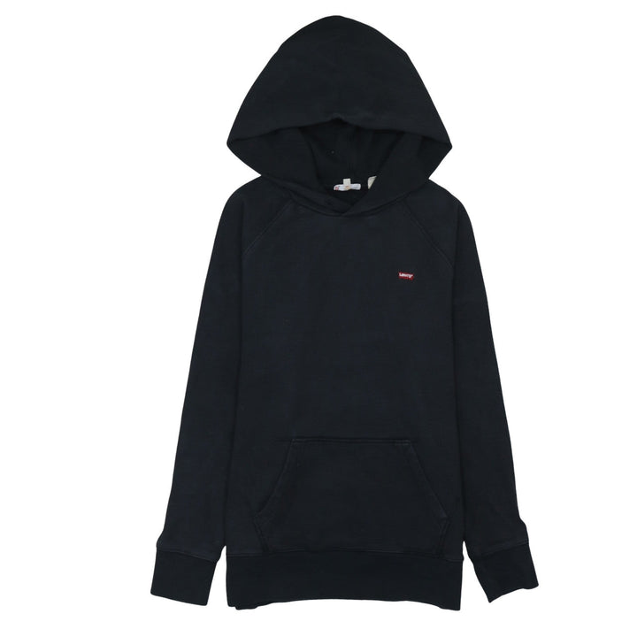 Levi's Men's Black Pullover Hoodie Size S Classic Fleece Sweatshirt