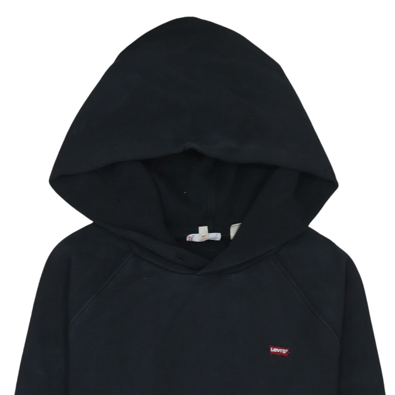Levi's Men's Black Pullover Hoodie Size S Classic Fleece Sweatshirt