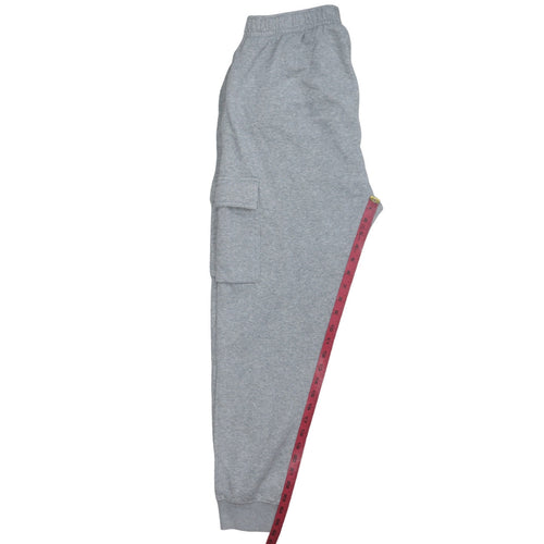 Nike Men's Grey Cargo Tapered Joggers Size M Fleece Sweatpants