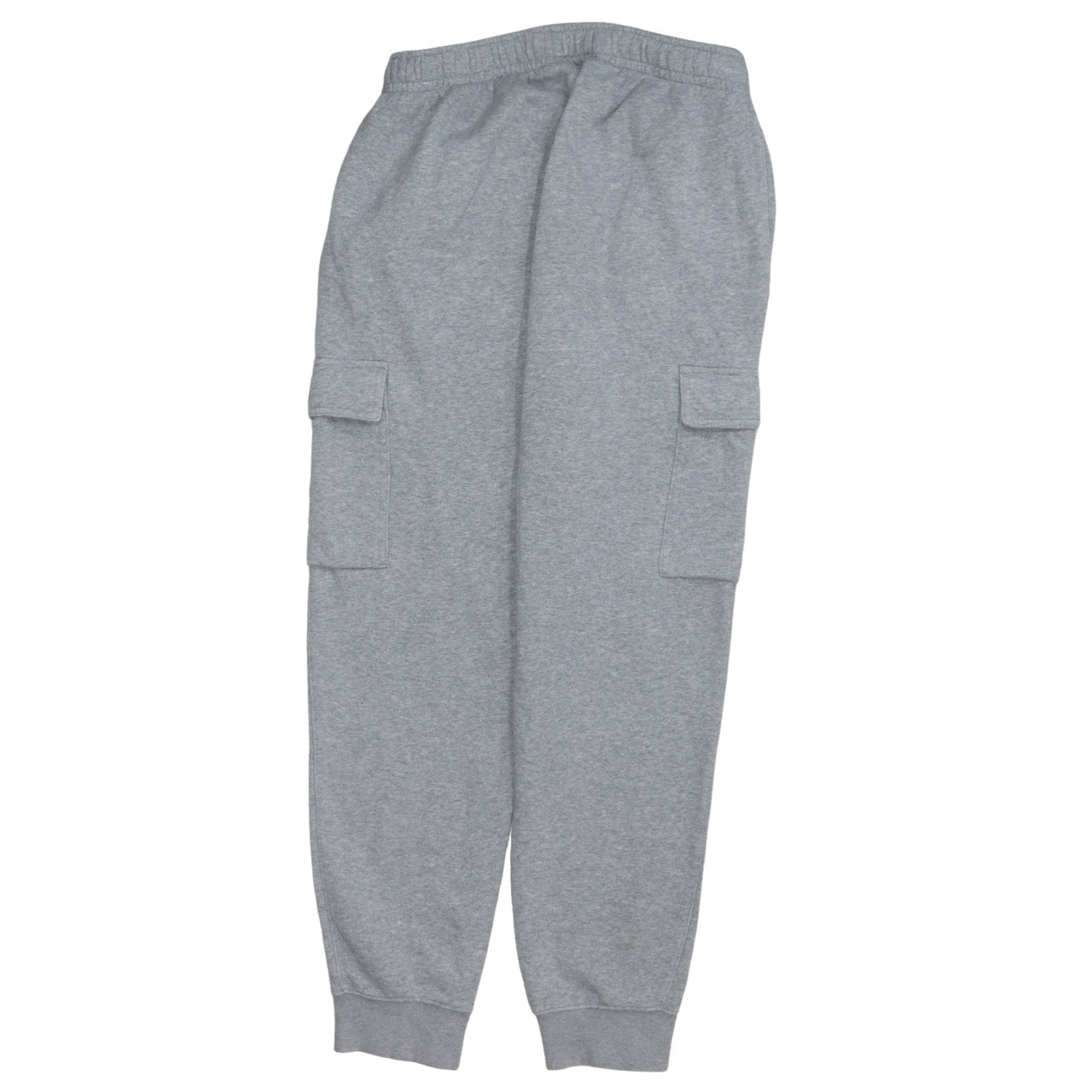 Nike Men's Grey Cargo Tapered Joggers Size M Fleece Sweatpants