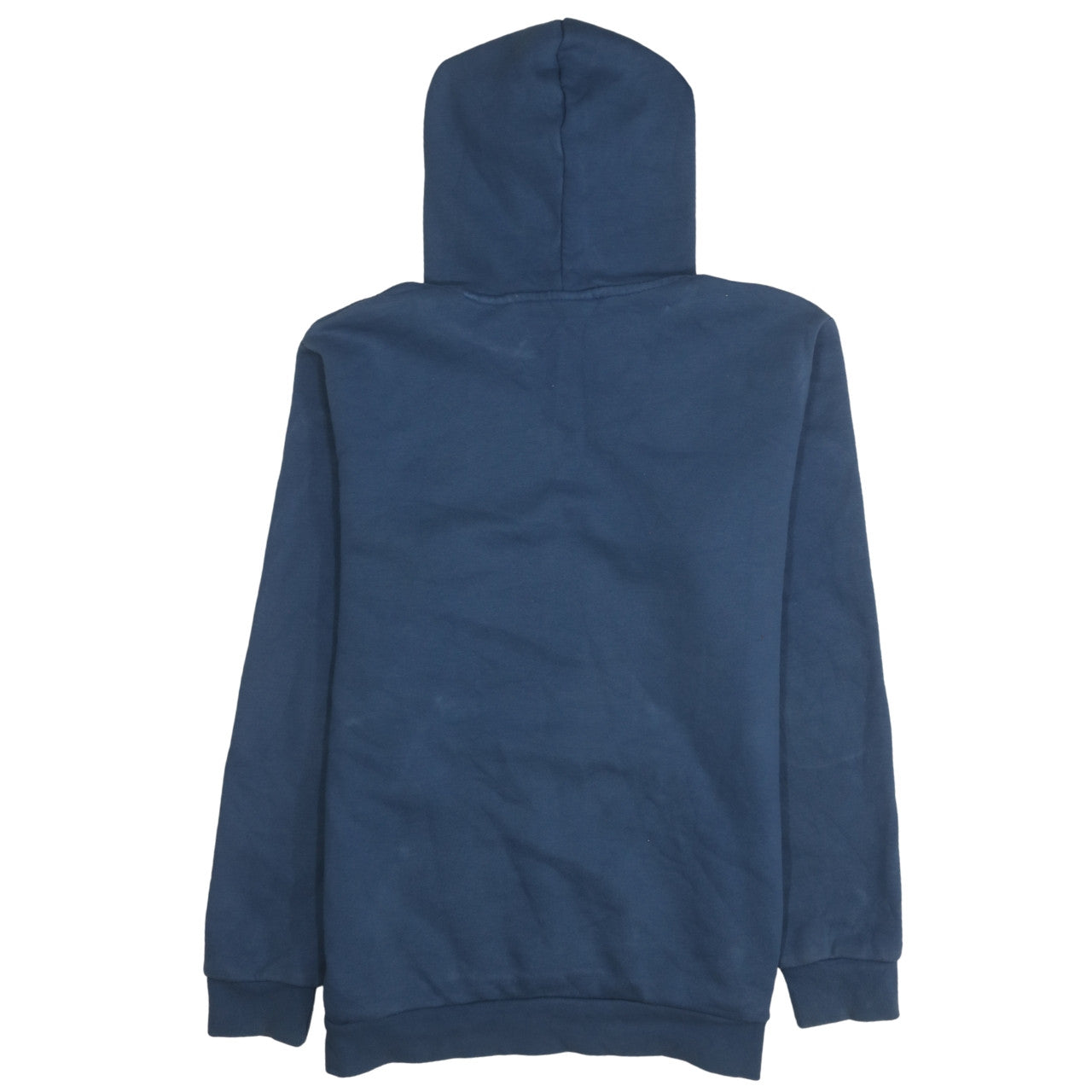 Adidas Men Blue Pullover Hoodie L Regular Fit Logo Sportswear