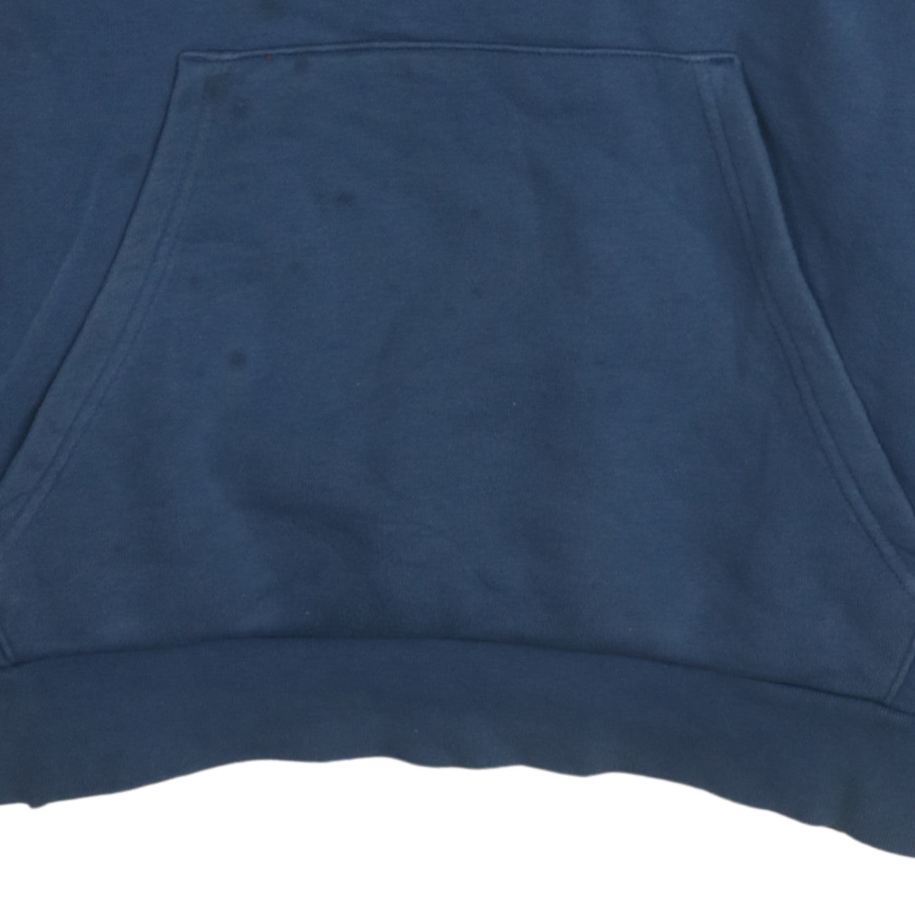 Adidas Men Blue Pullover Hoodie L Regular Fit Logo Sportswear
