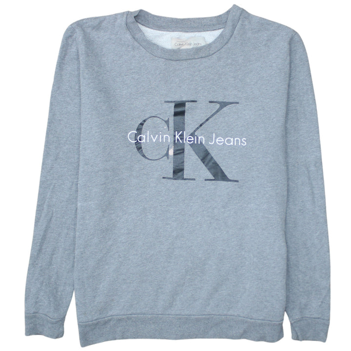 Calvin Klein Jeans Women's Grey Small Pullover Sweatshirt