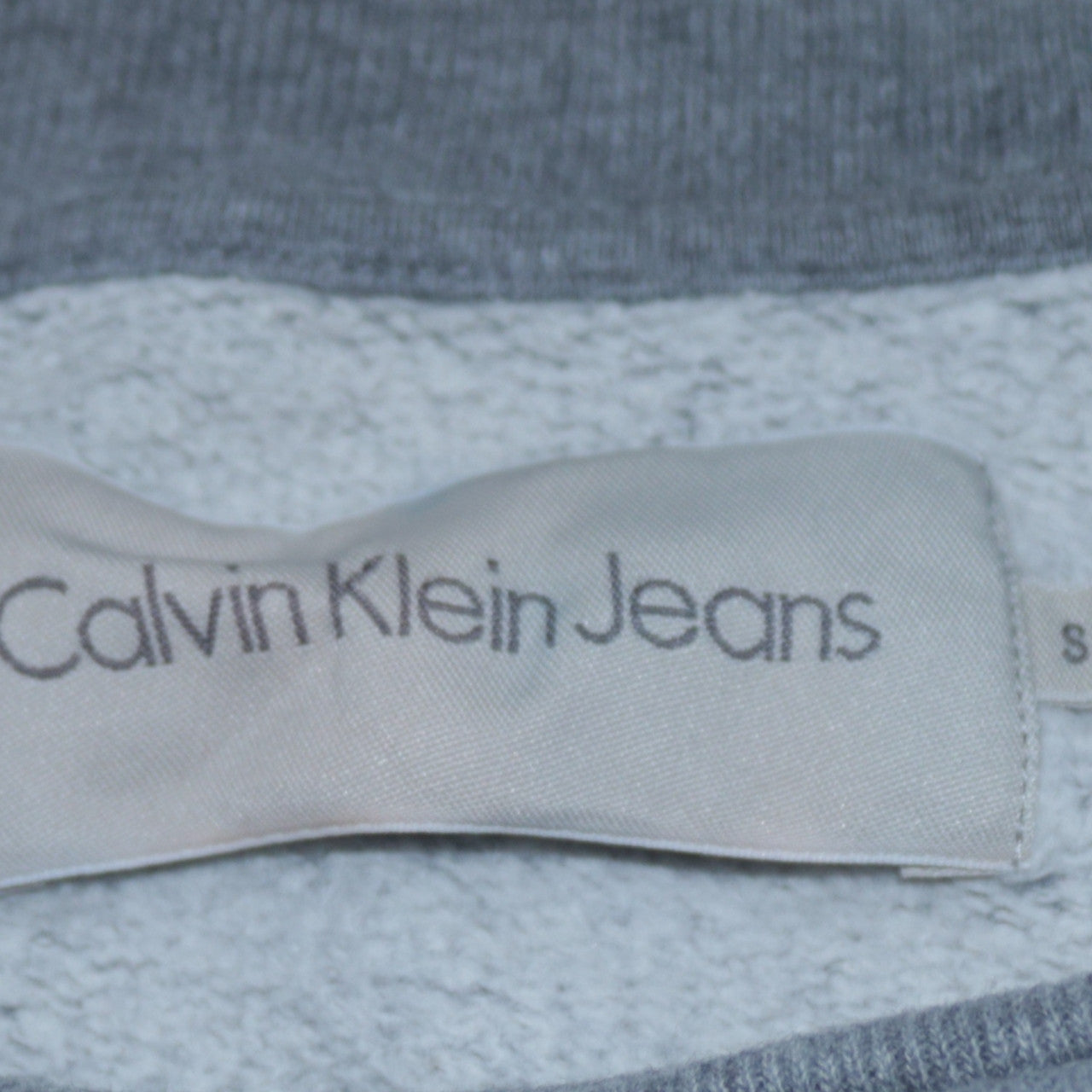 Calvin Klein Jeans Women's Grey Small Pullover Sweatshirt