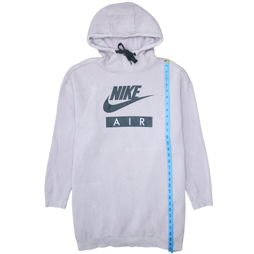 Nike Air Women's White Hoodie Medium Cotton Blend Sweatshirt