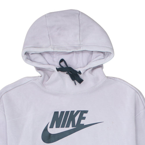 Nike Air Women's White Hoodie Medium Cotton Blend Sweatshirt