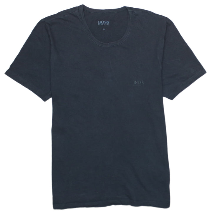 Hugo Boss Men's Black Crew Neck Cotton T-Shirt Size M Regular Fit