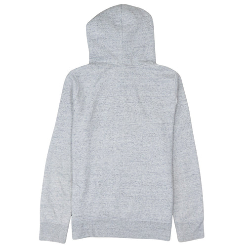 Hollister Men's Grey Pullover Hoodie Small Logo Fleece Sweatshirt