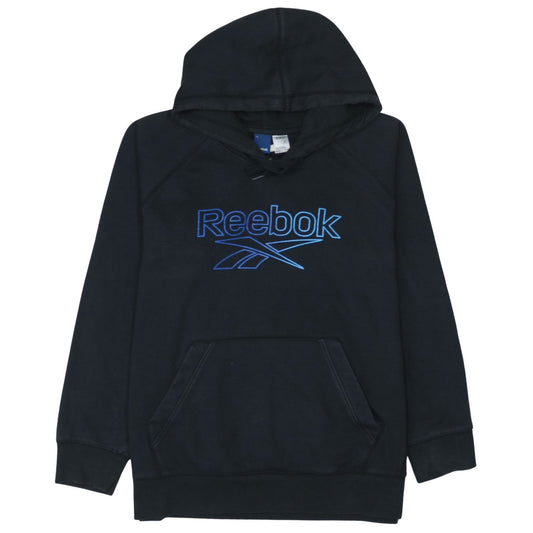 Reebok Men's Black XL Pullover Logo Sports Hoodie