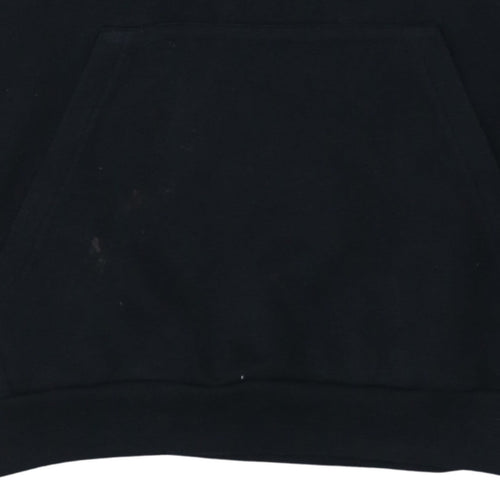 Adidas Men's Black Pullover Hoodie Size S Regular Fit Sportswear