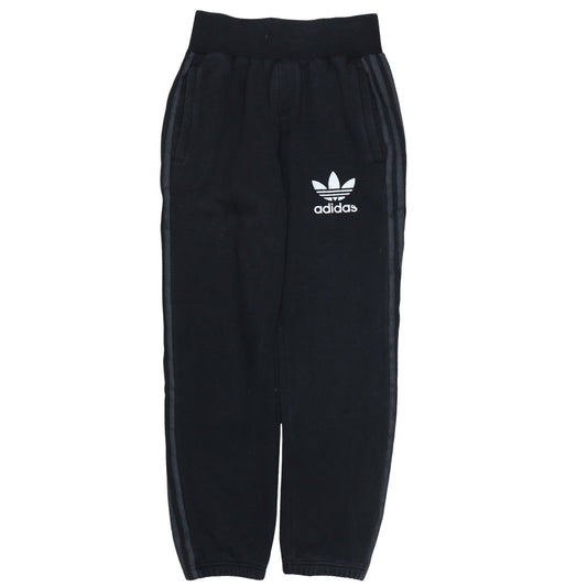 Adidas Womens Black Jogger Trousers Size S Elastic Waist Logo