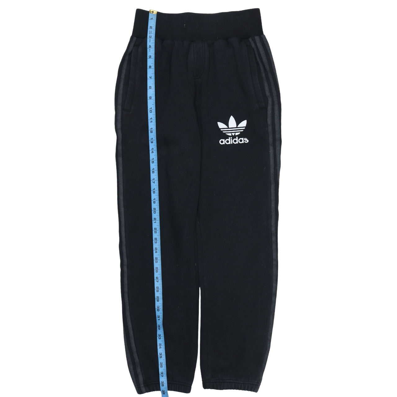 Adidas Womens Black Jogger Trousers Size S Elastic Waist Logo