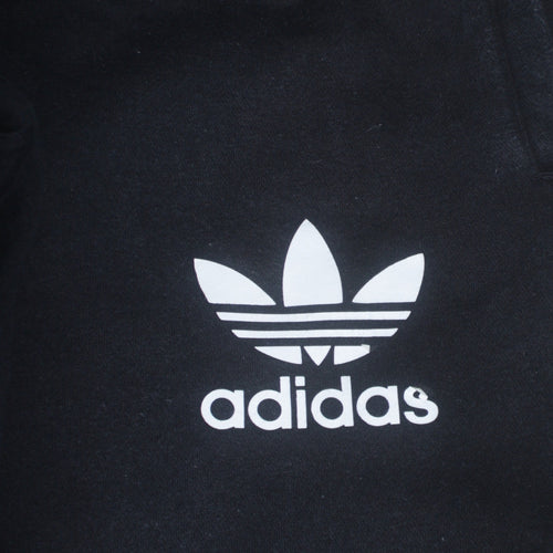 Adidas Womens Black Jogger Trousers Size S Elastic Waist Logo