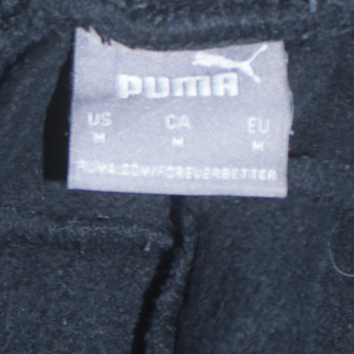 Puma Men's Black Jogger Sweatpants Regular Fit M