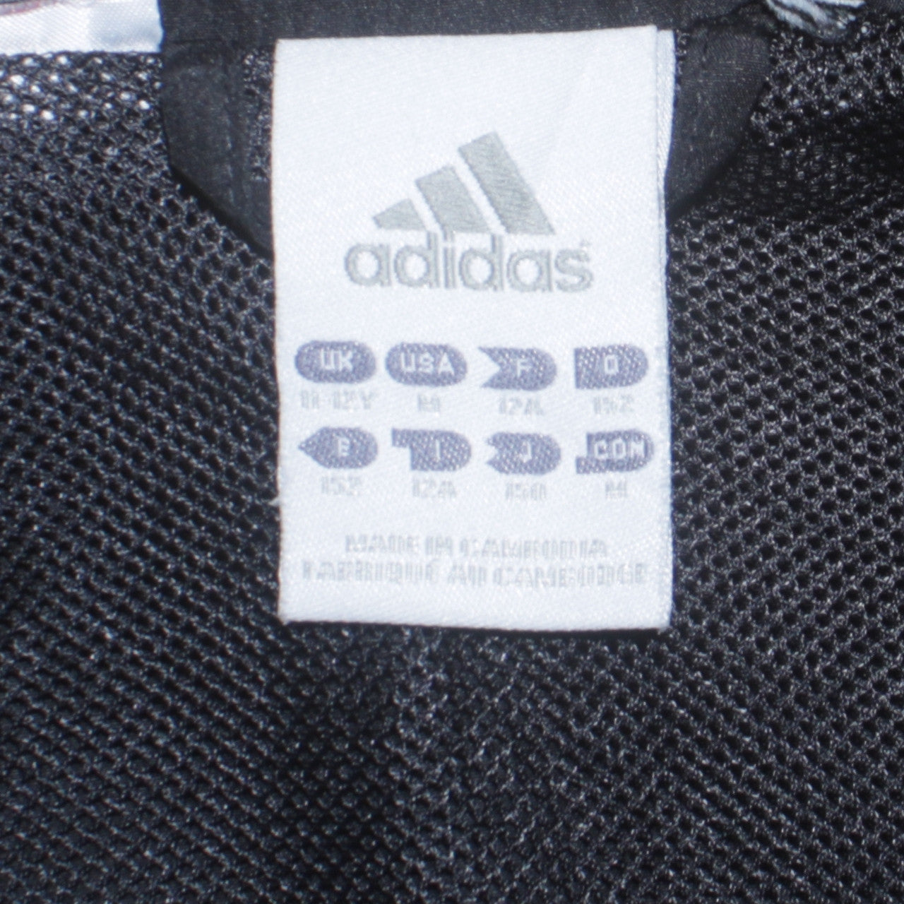 Adidas Boys Black 10-11 Years Track Jacket Lightweight Zip Sports Top
