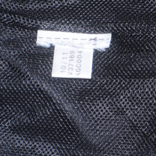 Adidas Boys Black 10-11 Years Track Jacket Lightweight Zip Sports Top