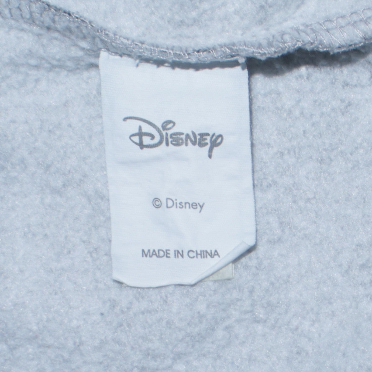 Disney Women Grey Mickey Mouse Print Pullover Sweatshirt Size S