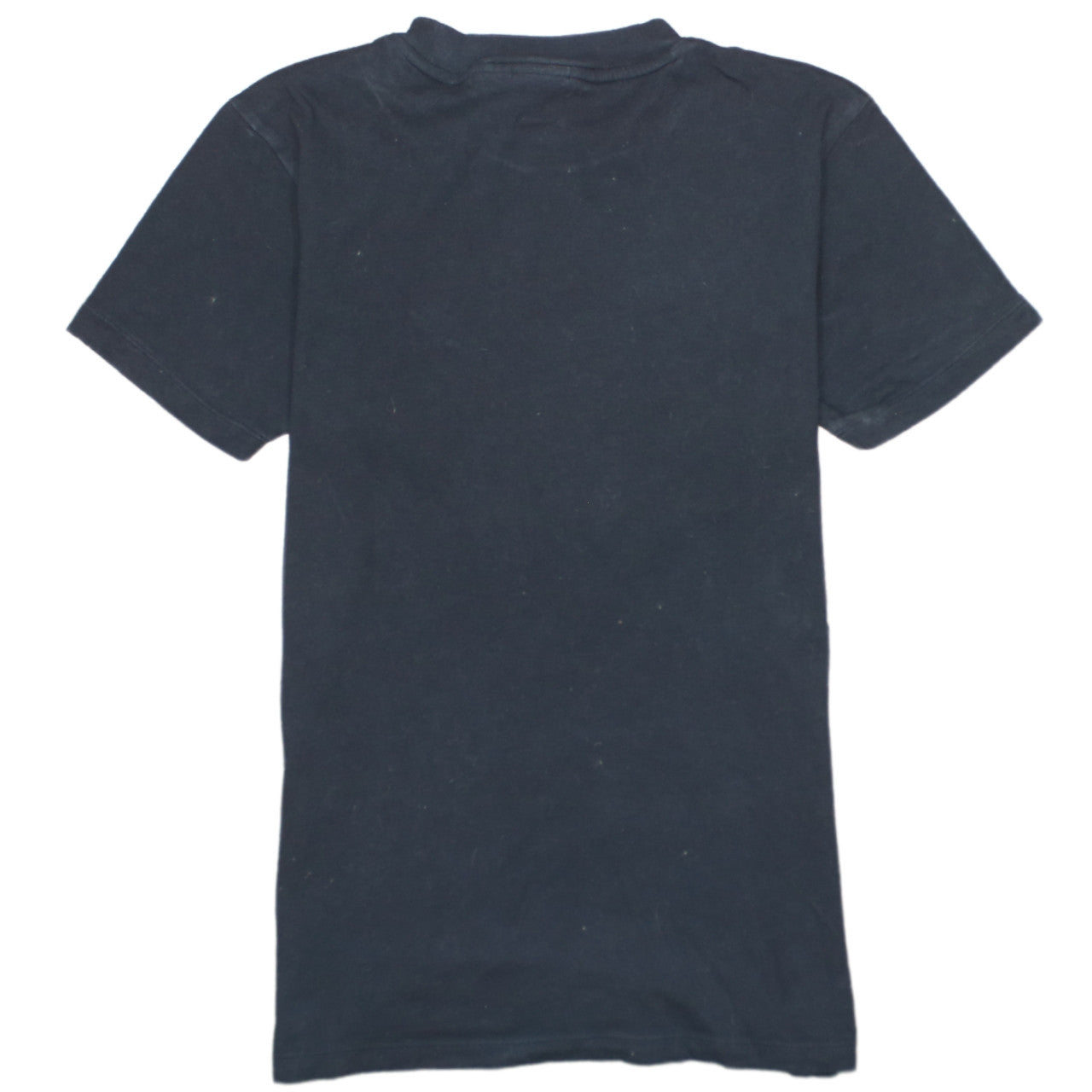 Adidas Women Black Cotton Short Sleeve Crew Neck T-Shirt Size 4