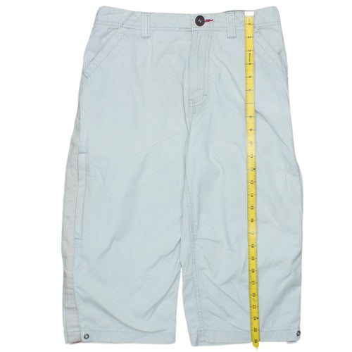 Tommy Hilfiger Boys Blue Cargo Shorts Size 16 Years Cotton Twill