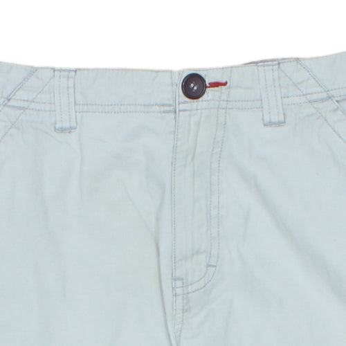 Tommy Hilfiger Boys Blue Cargo Shorts Size 16 Years Cotton Twill