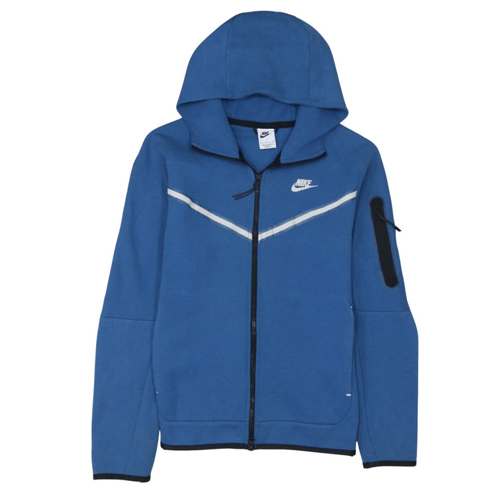 Nike Men's Blue Full Zip Sports Hoodie Size S