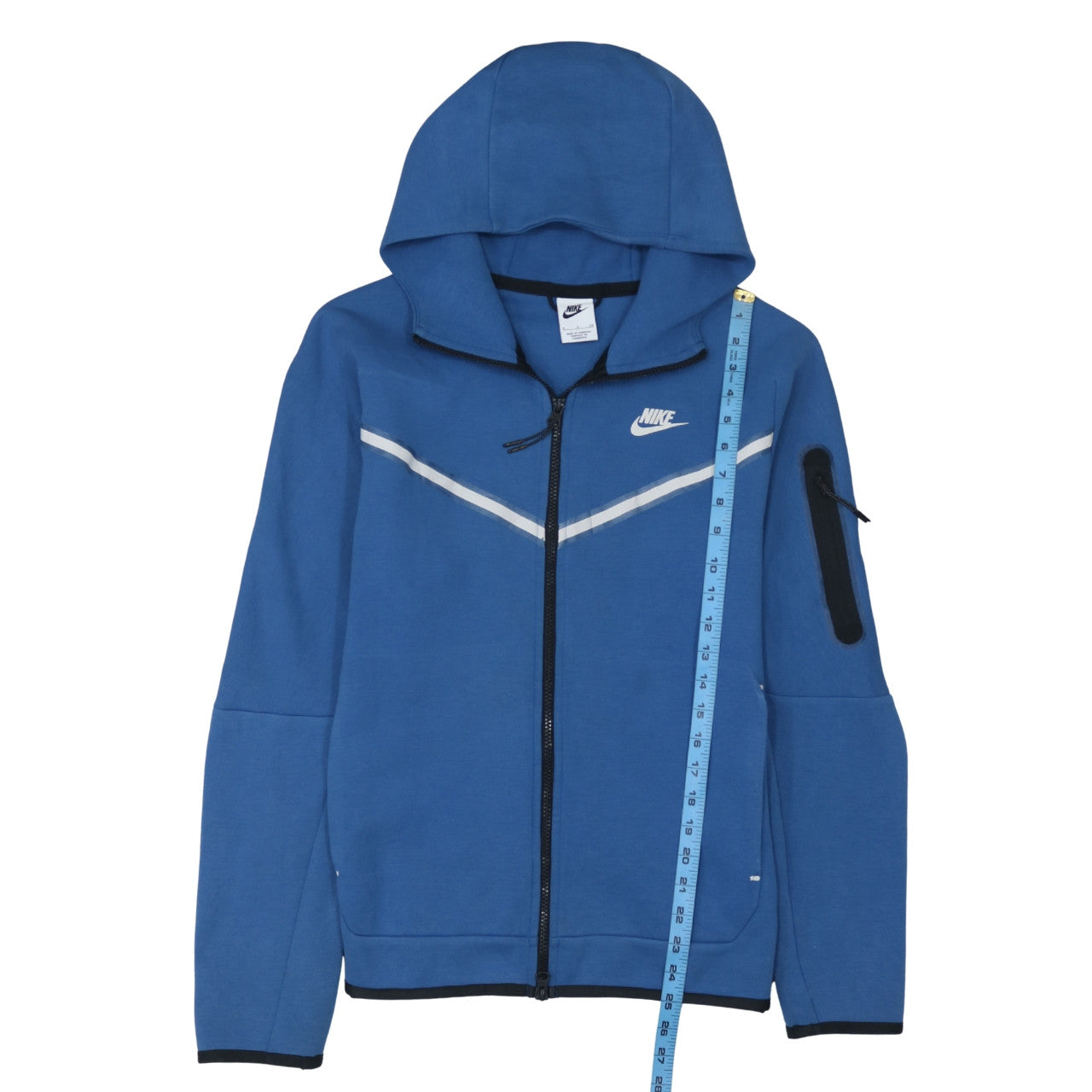 Nike Men's Blue Full Zip Sports Hoodie Size S