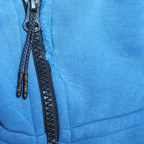 Nike Men's Blue Full Zip Sports Hoodie Size S