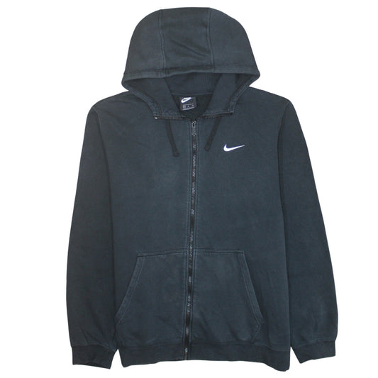 Nike Men's Black XL Full Zip Hoodie Sweatshirt Fleece