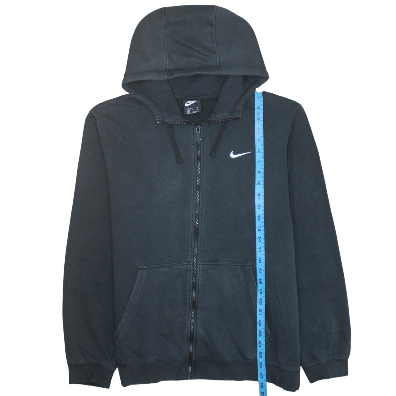 Nike Men's Black XL Full Zip Hoodie Sweatshirt Fleece