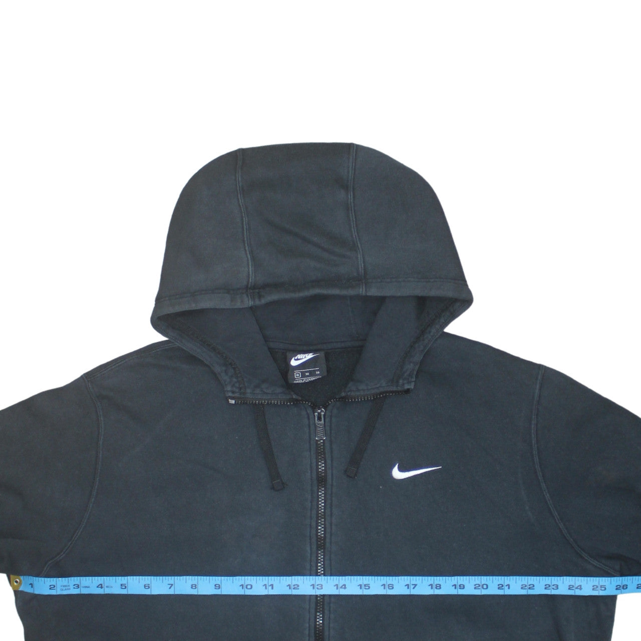 Nike Men's Black XL Full Zip Hoodie Sweatshirt Fleece