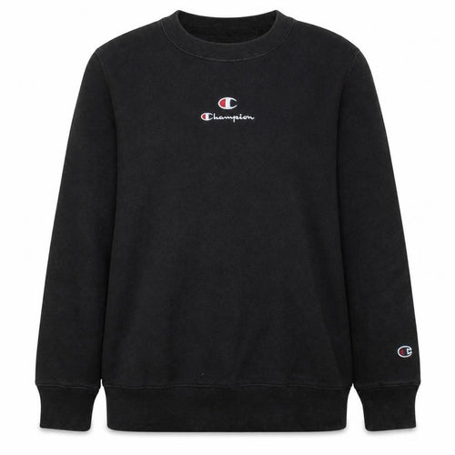 Champion Women Black XS Pullover Sweatshirt Crew Neck Long Sleeve Casual