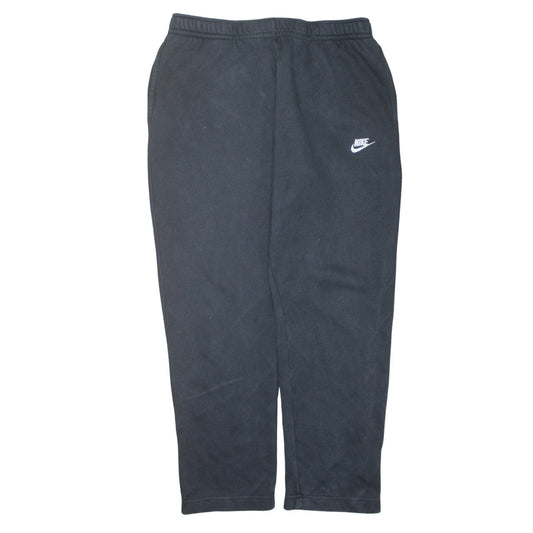 Nike Men's Black XL Fleece Sweatpants Regular Fit Casual Trousers