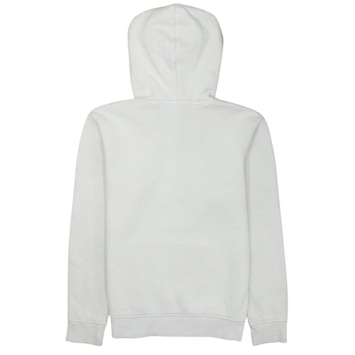 Adidas Women Ivory Hoodie Size 8 Pullover Cotton Casual Hooded Sweatshirt