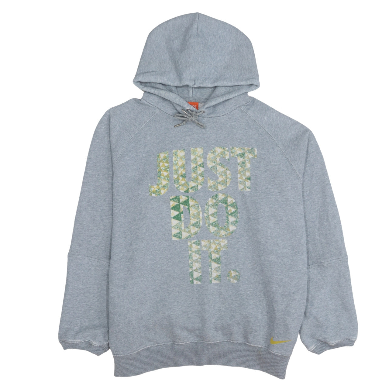 Nike Men's Grey XL Pullover Hoodie 'Just Do It' Sports Fleece