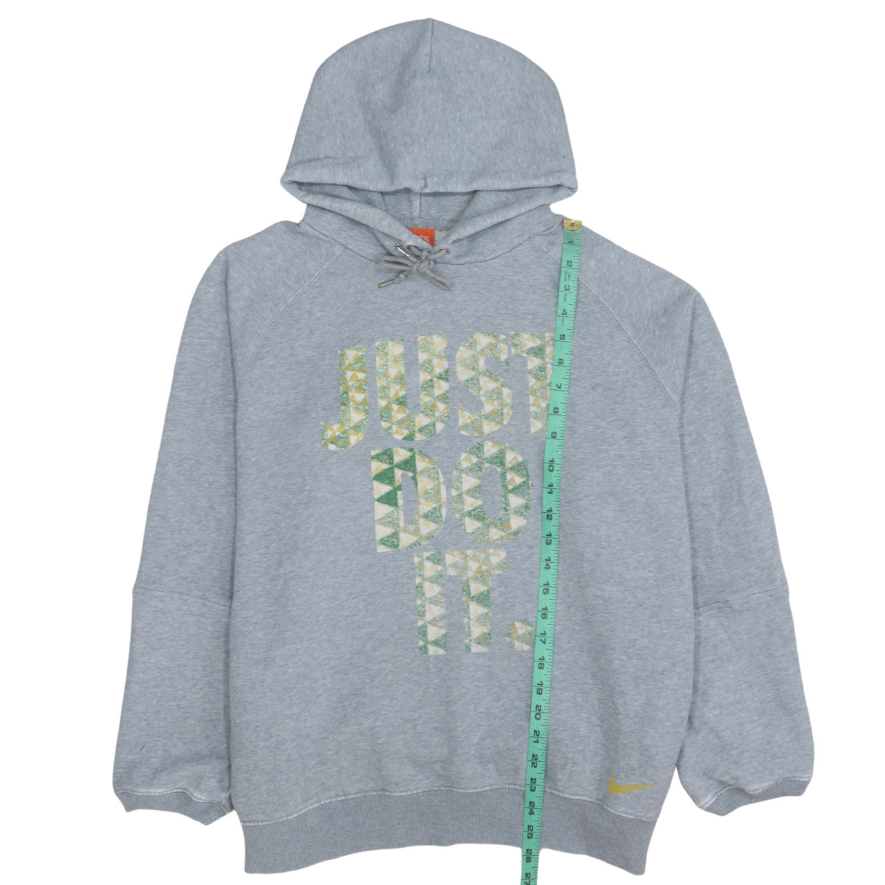 Nike Men's Grey XL Pullover Hoodie 'Just Do It' Sports Fleece