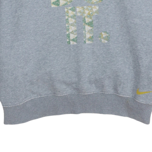 Nike Men's Grey XL Pullover Hoodie 'Just Do It' Sports Fleece