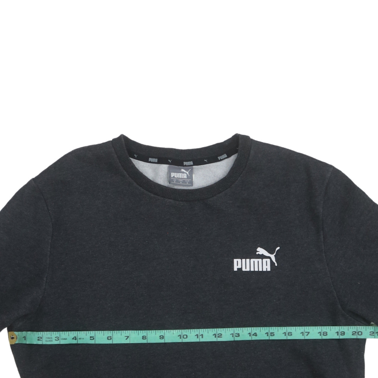 Puma Men's Black Crew Neck Pullover Sweatshirt Size M