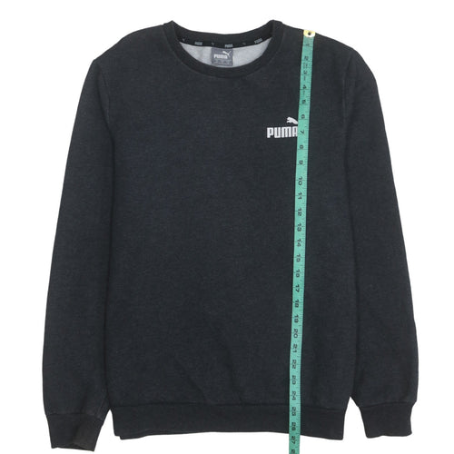 Puma Men's Black Crew Neck Pullover Sweatshirt Size M