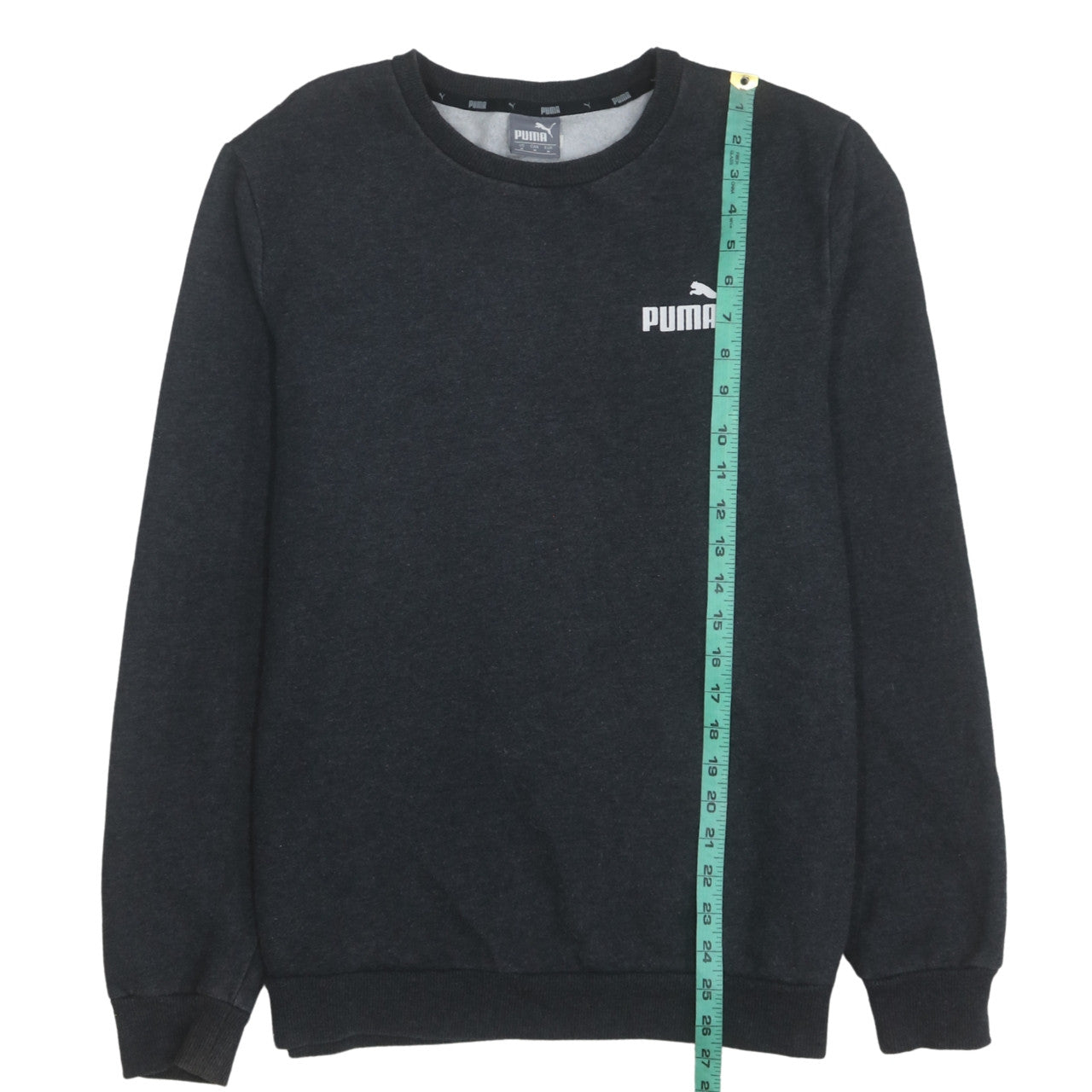 Puma Men's Black Crew Neck Pullover Sweatshirt Size M