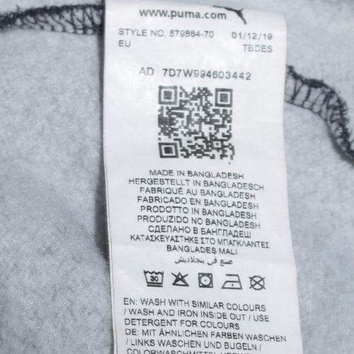 Puma Men's Black Crew Neck Pullover Sweatshirt Size M