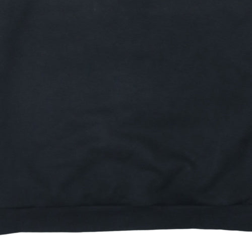 adidas Men's Black Crew Neck Pullover Sweatshirt M