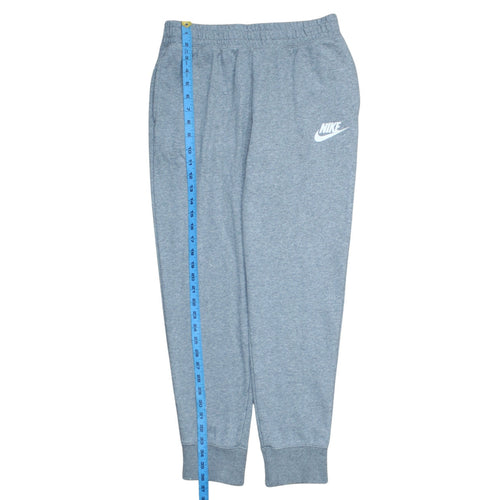 Nike Boys Grey Jogger Sweatpants XL 156-166cm Elastic Waist Fleece Trousers