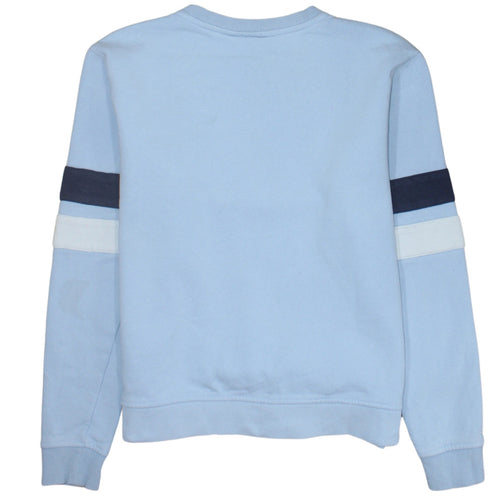 Fila Women's Light Blue Crew Neck Logo Sweatshirt Size L