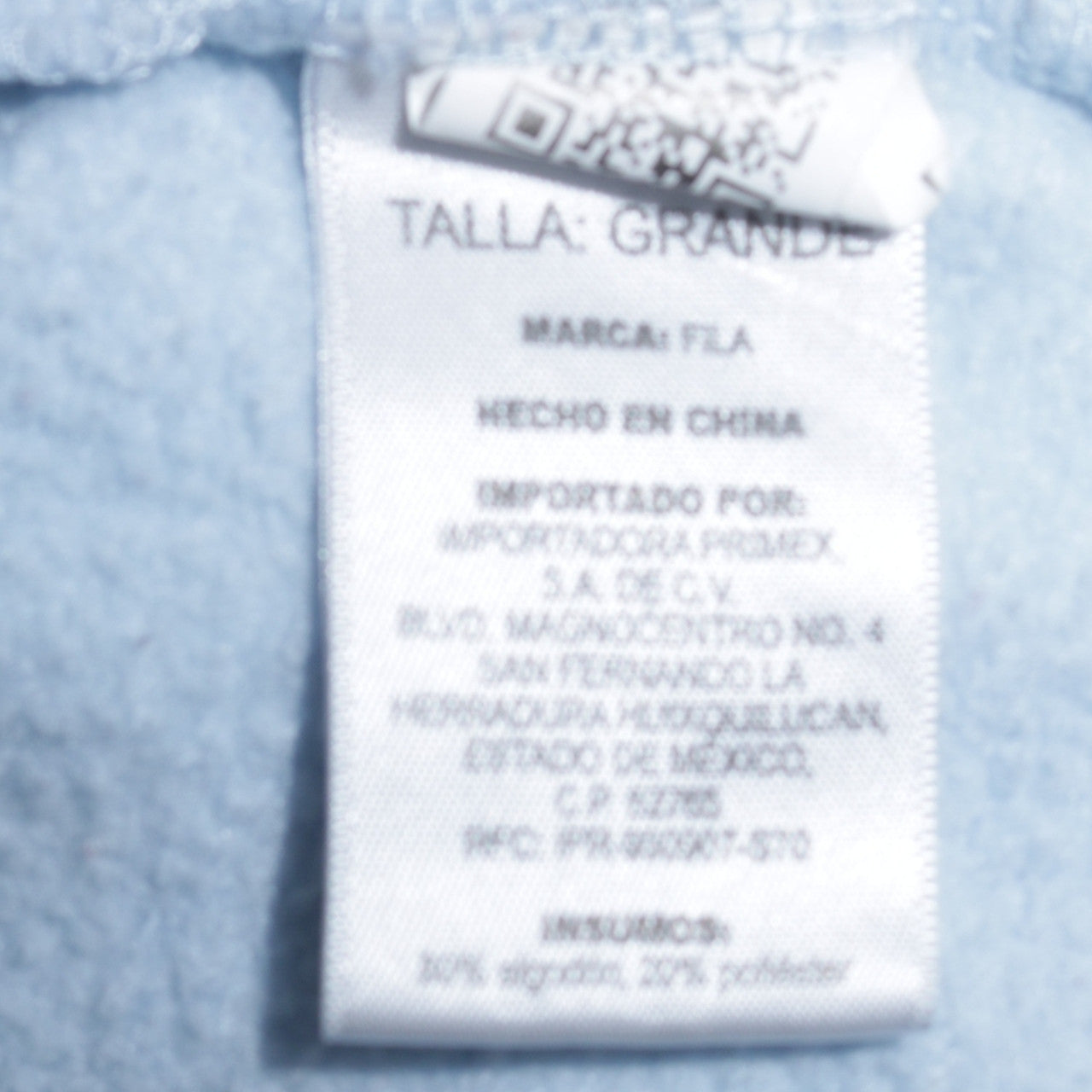 Fila Women's Light Blue Crew Neck Logo Sweatshirt Size L