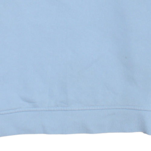Fila Women's Light Blue Crew Neck Logo Sweatshirt Size L